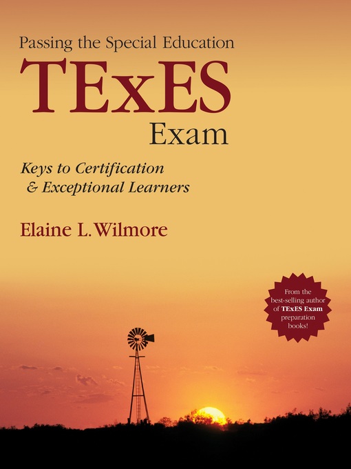 Cover image for Passing the Special Education TExES Exam